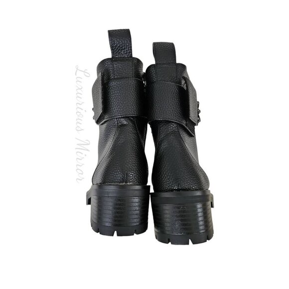 Karl Lagerfeld Paris Embellished Eyelet Zip Up Payson Ankle Booties Sz 5.5M New - Picture 5 of 7